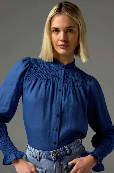 zoe kratzmann - skylark top in azure