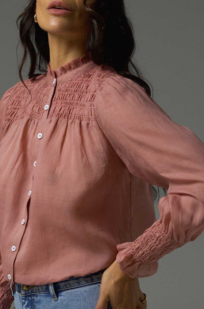 zoe kratzmann - skylark top in tearose