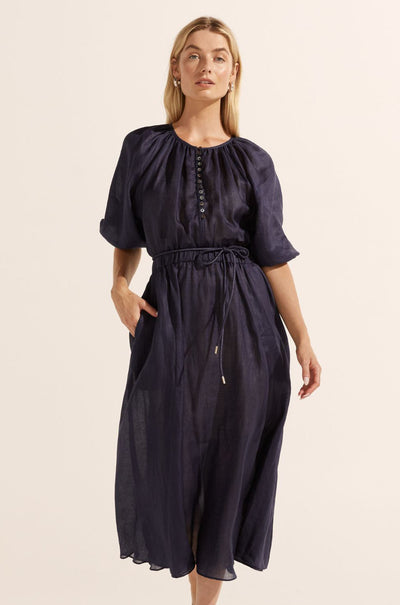 zoe kratzmann - sonata dress in indigo