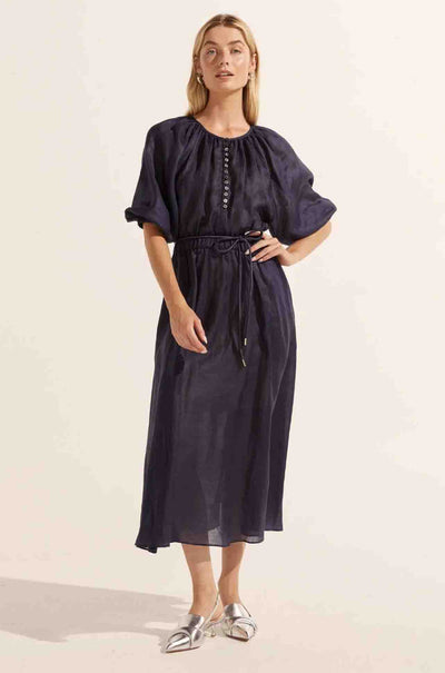 zoe kratzmann - sonata dress in indigo