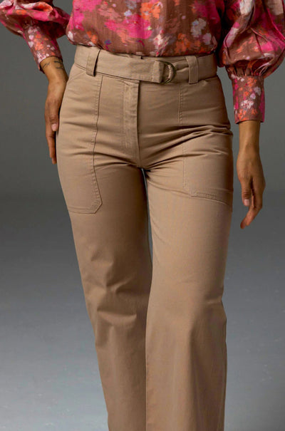 zoe kratzmann - sovereign pant in biscuit