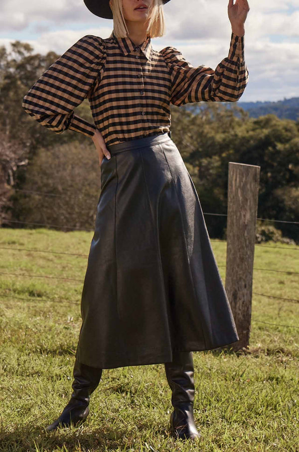 zoe kratzmann - stellar skirt in black - Zambezee