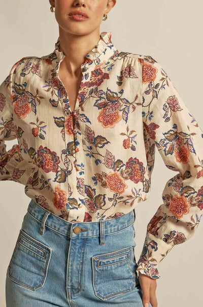 Zoe Kratzmann - stir top in heirloom bloom