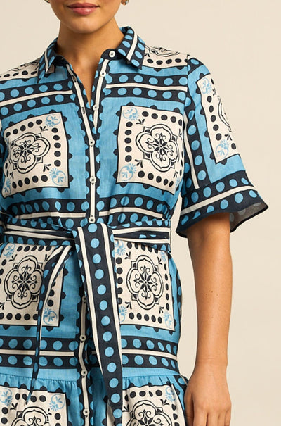 zoe kratzmann - submerge dress in bay scarf