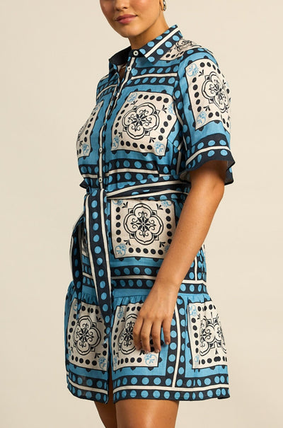 zoe kratzmann - submerge dress in bay scarf