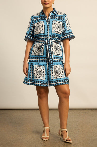 zoe kratzmann - submerge dress in bay scarf