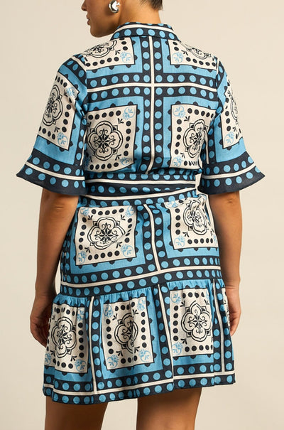 zoe kratzmann - submerge dress in bay scarf