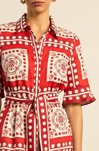 zoe kratzmann - submerge dress in poppy scarf