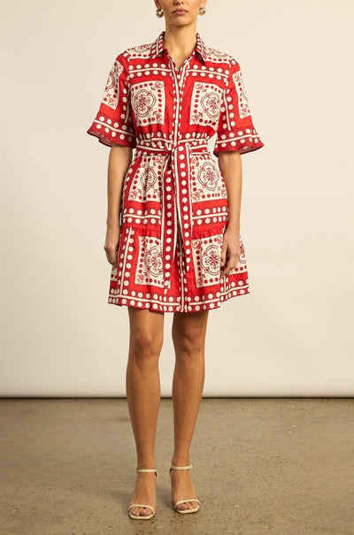 zoe kratzmann - submerge dress in poppy scarf