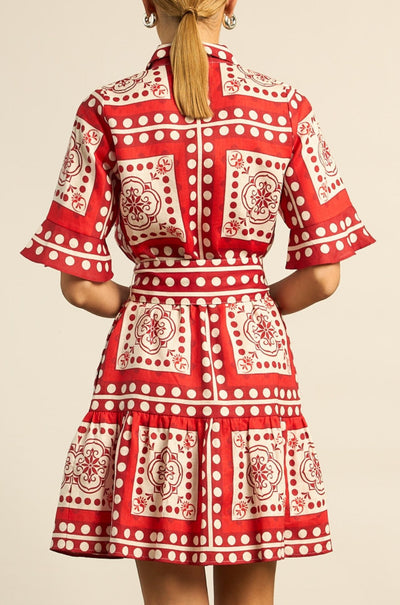 zoe kratzmann - submerge dress in poppy scarf