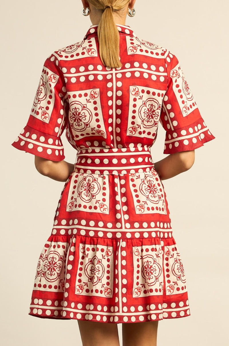 zoe kratzmann - submerge dress in poppy scarf