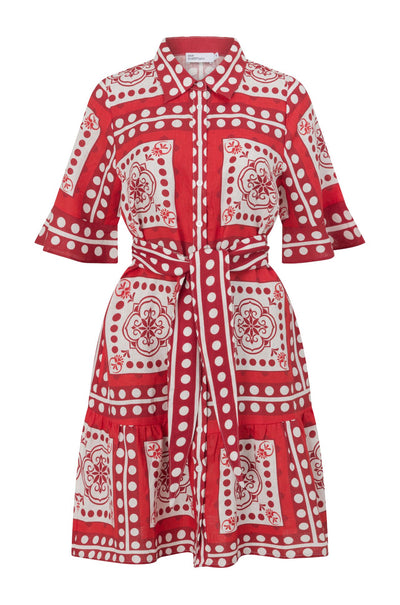 zoe kratzmann - submerge dress in poppy scarf