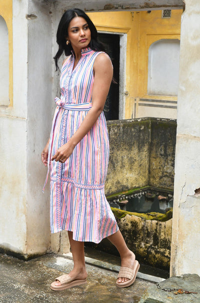 Azure and Indigo - Sunset Dress