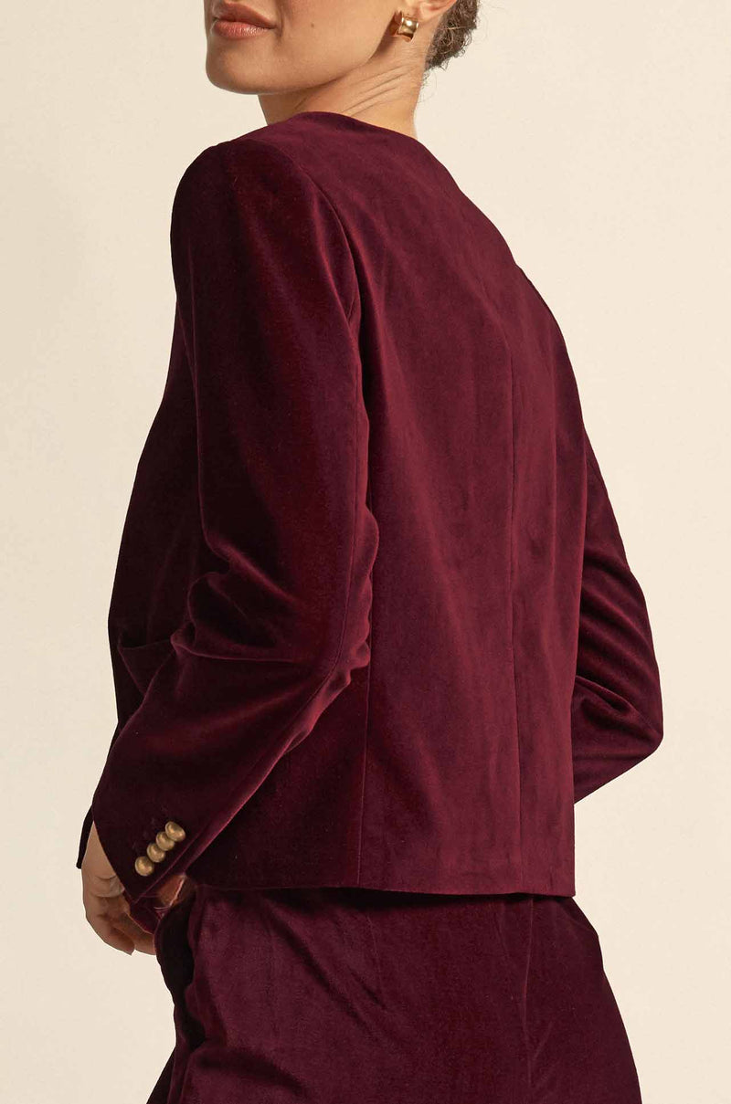 Zoe Kratzmann - sway jacket in berry