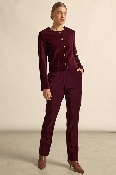 Zoe Kratzmann - sway jacket in berry