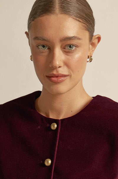 Zoe Kratzmann - sway jacket in berry
