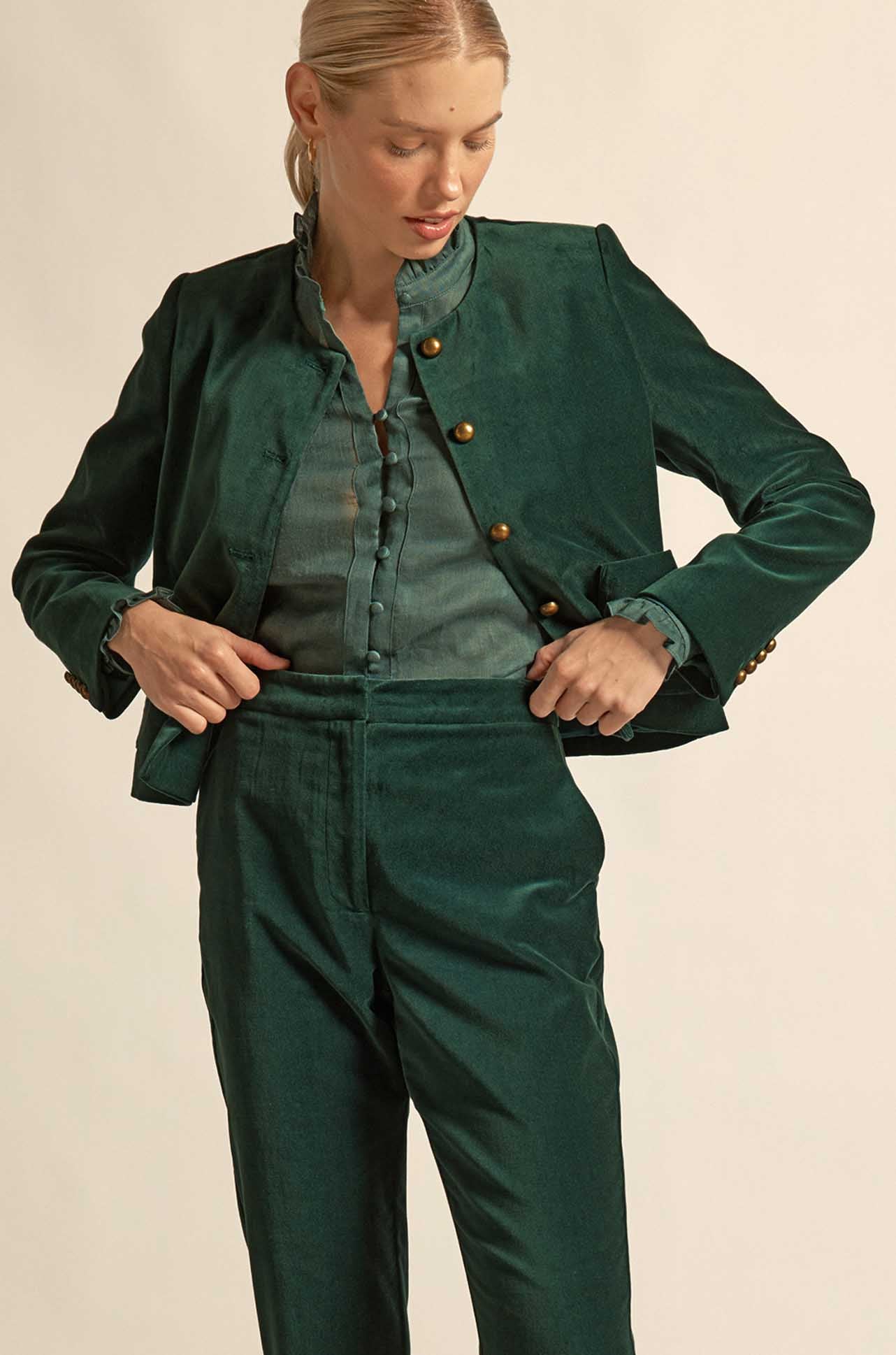 Zoe Kratzmann - sway jacket in emerald