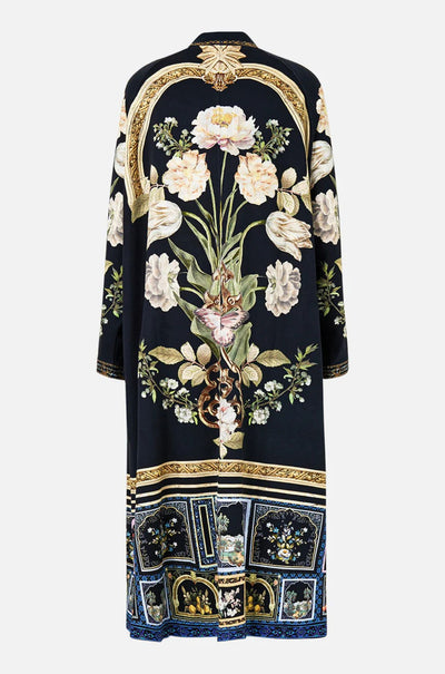 Camilla - Ottoman Elegance Sweat-Trench Coat