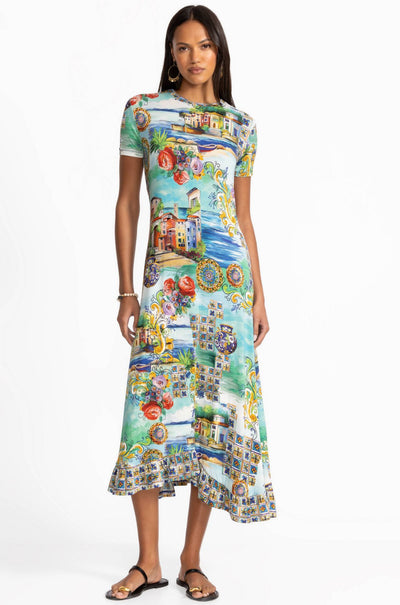 Johnny Was - The Janie Favorite Asymmetric Hem Short Sleeve Dress