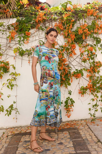 Johnny Was - The Janie Favorite Asymmetric Hem Short Sleeve Dress