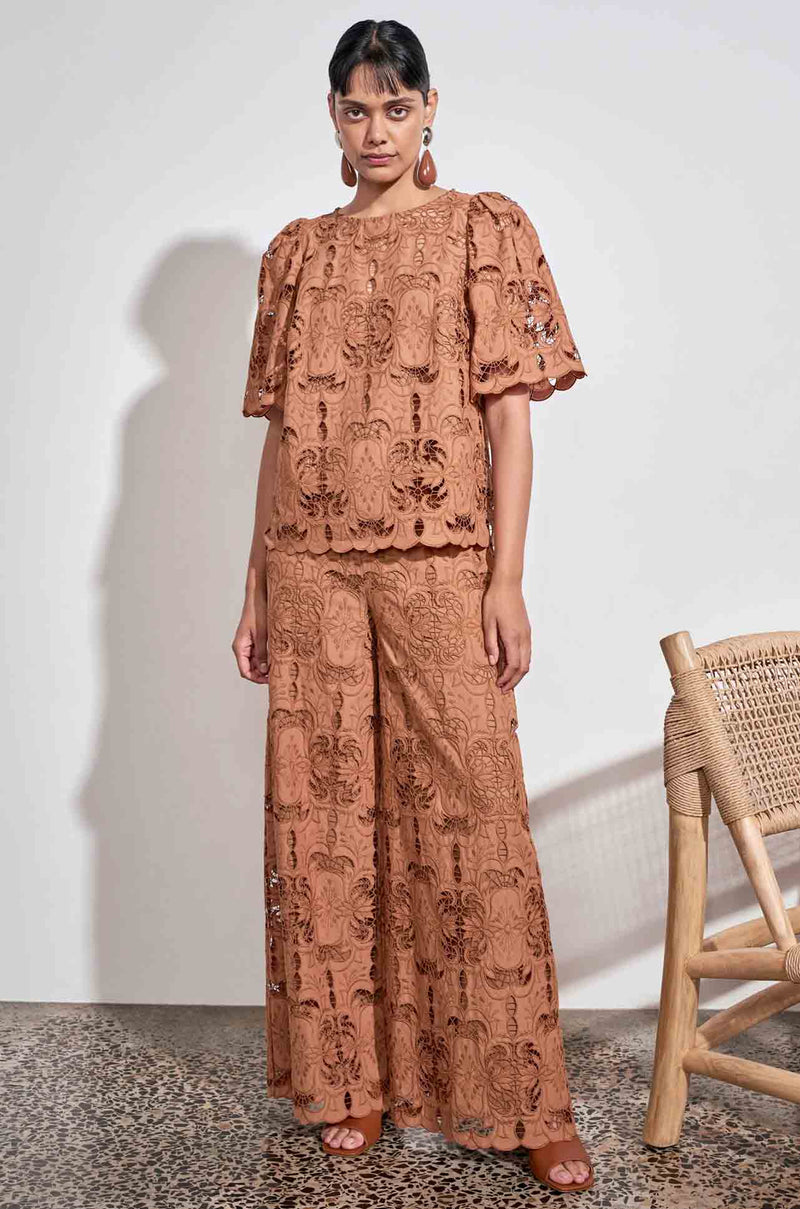 Zoe Kratzmann - tattle pant in truffle