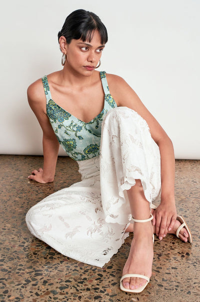 Zoe Kratzmann - tattle pant in alabaster
