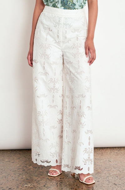 Zoe Kratzmann - tattle pant in alabaster