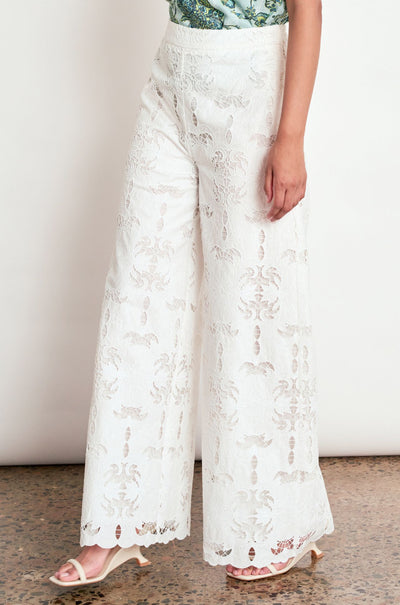 Zoe Kratzmann - tattle pant in alabaster