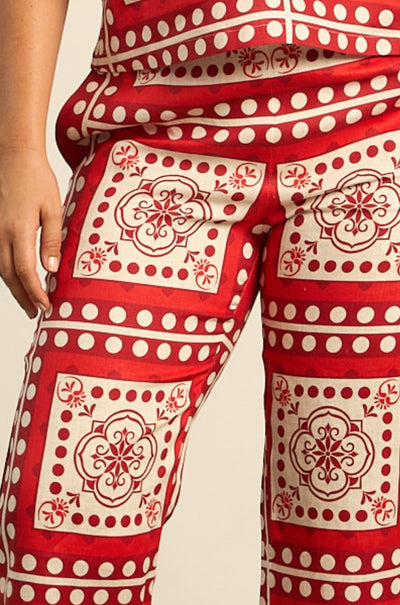 zoe kratzmann - tide pant in poppy scarf