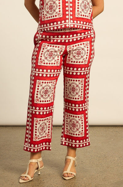 zoe kratzmann - tide pant in poppy scarf
