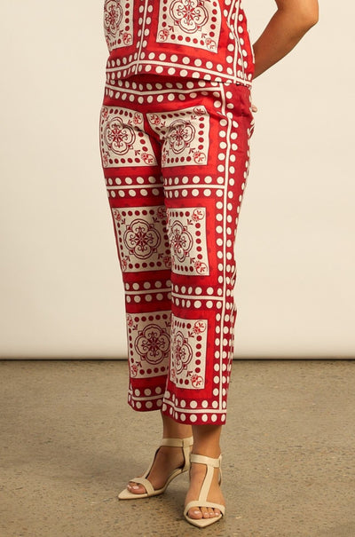 zoe kratzmann - tide pant in poppy scarf