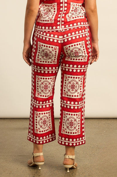 zoe kratzmann - tide pant in poppy scarf