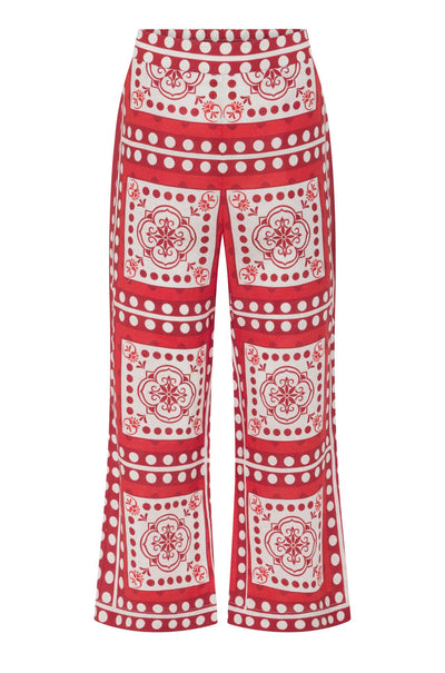zoe kratzmann - tide pant in poppy scarf
