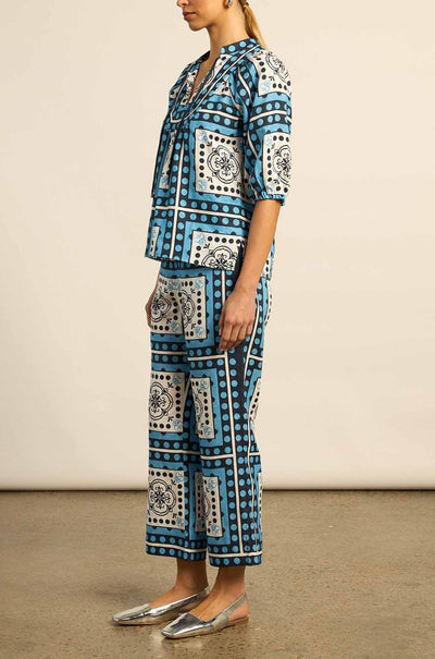Zoe Kratzmann - tide pant in bay scarf