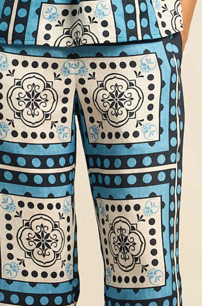 Zoe Kratzmann - tide pant in bay scarf