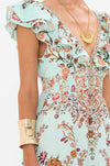 Camilla - Weaving Worlds Tiered Dress With Neck Frill