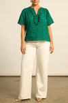 zoe kratzmann - vantage top in emerald