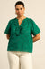 zoe kratzmann - vantage top in emerald