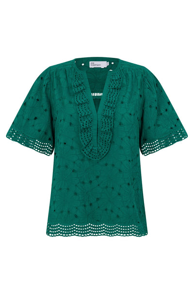 zoe kratzmann - vantage top in emerald