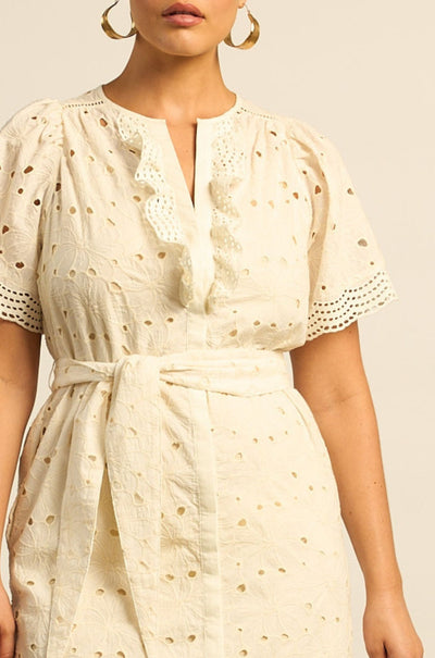 zoe kratzmann - voyage dress in cream