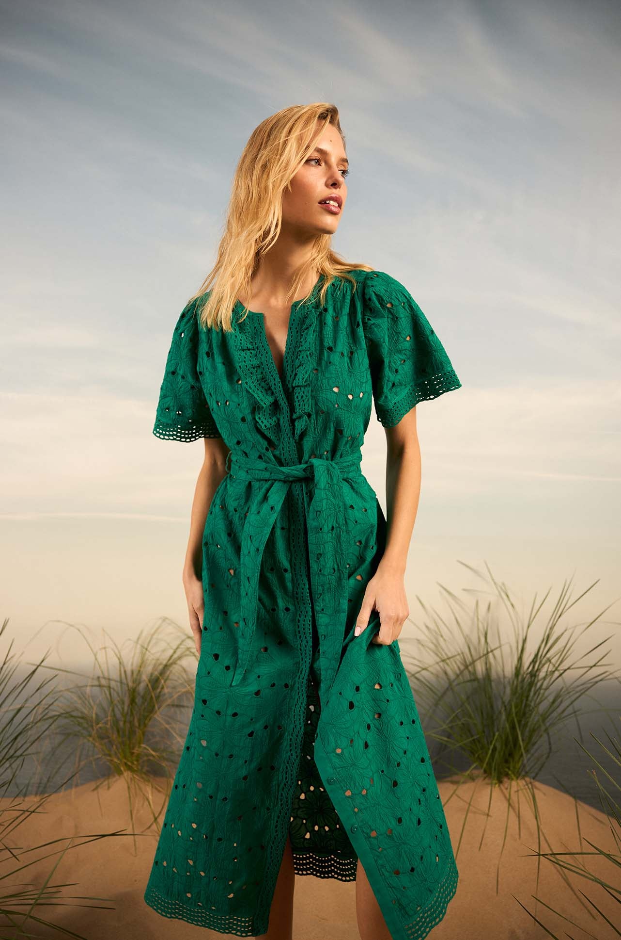 zoe kratzmann - voyage dress in emerald