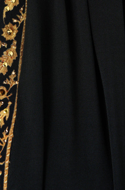 Camilla - Ottoman Elegance Waisted Draped Jersey Dress