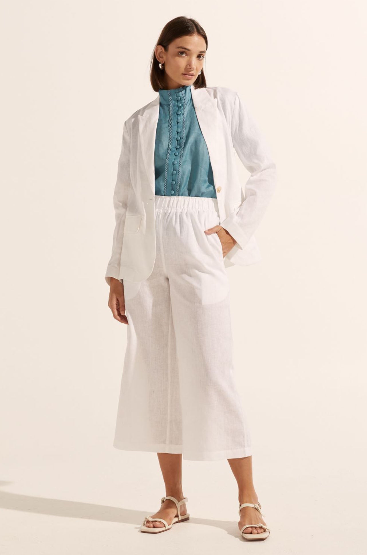 zoe kratzmann - wattage pant in porcelain