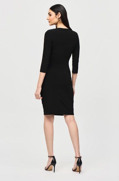 Joseph Ribkoff - Three-Quarter Sleeve Wrap Dress