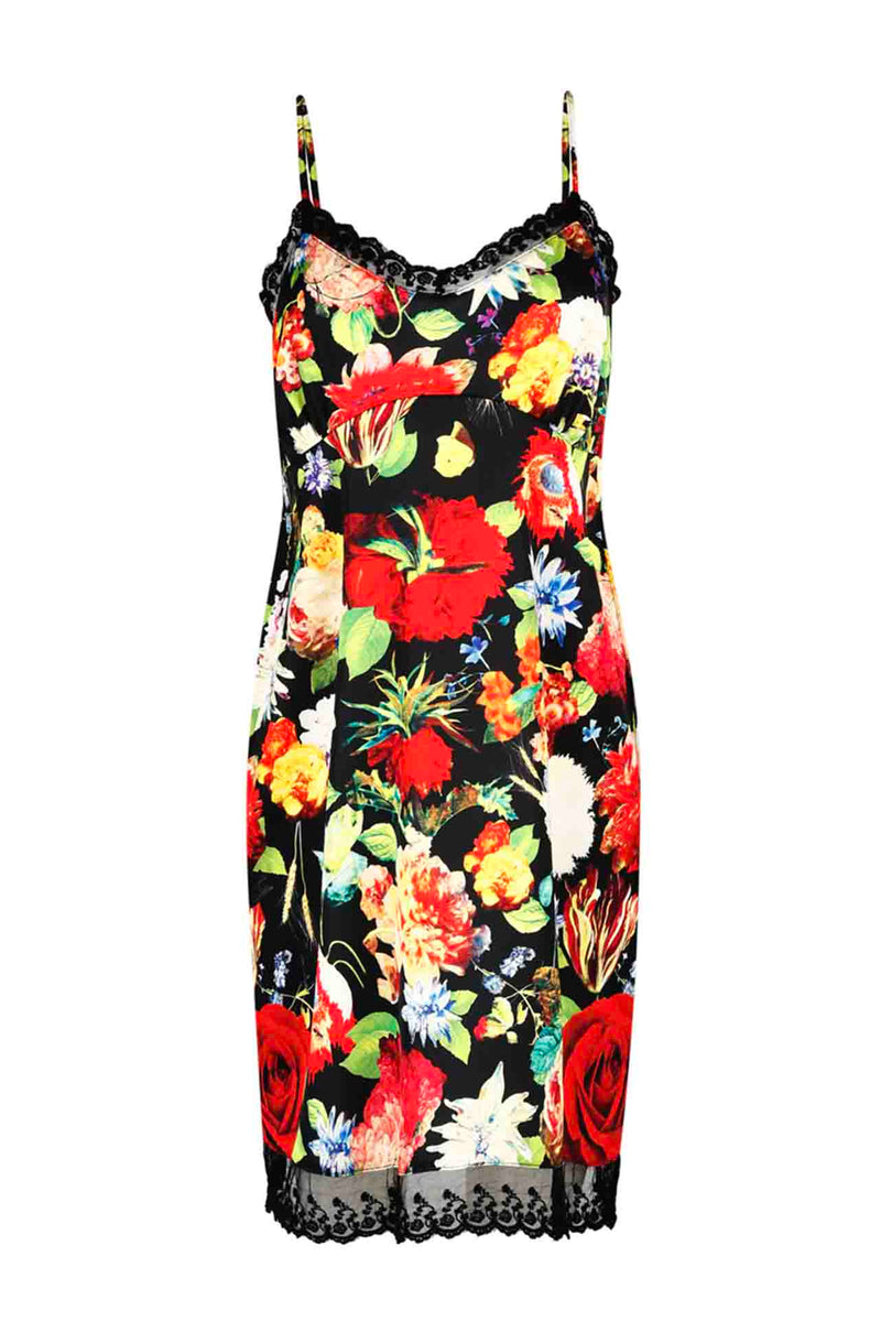 Trelise Cooper Boudoir Baby Slip in Black Floral Zambezee