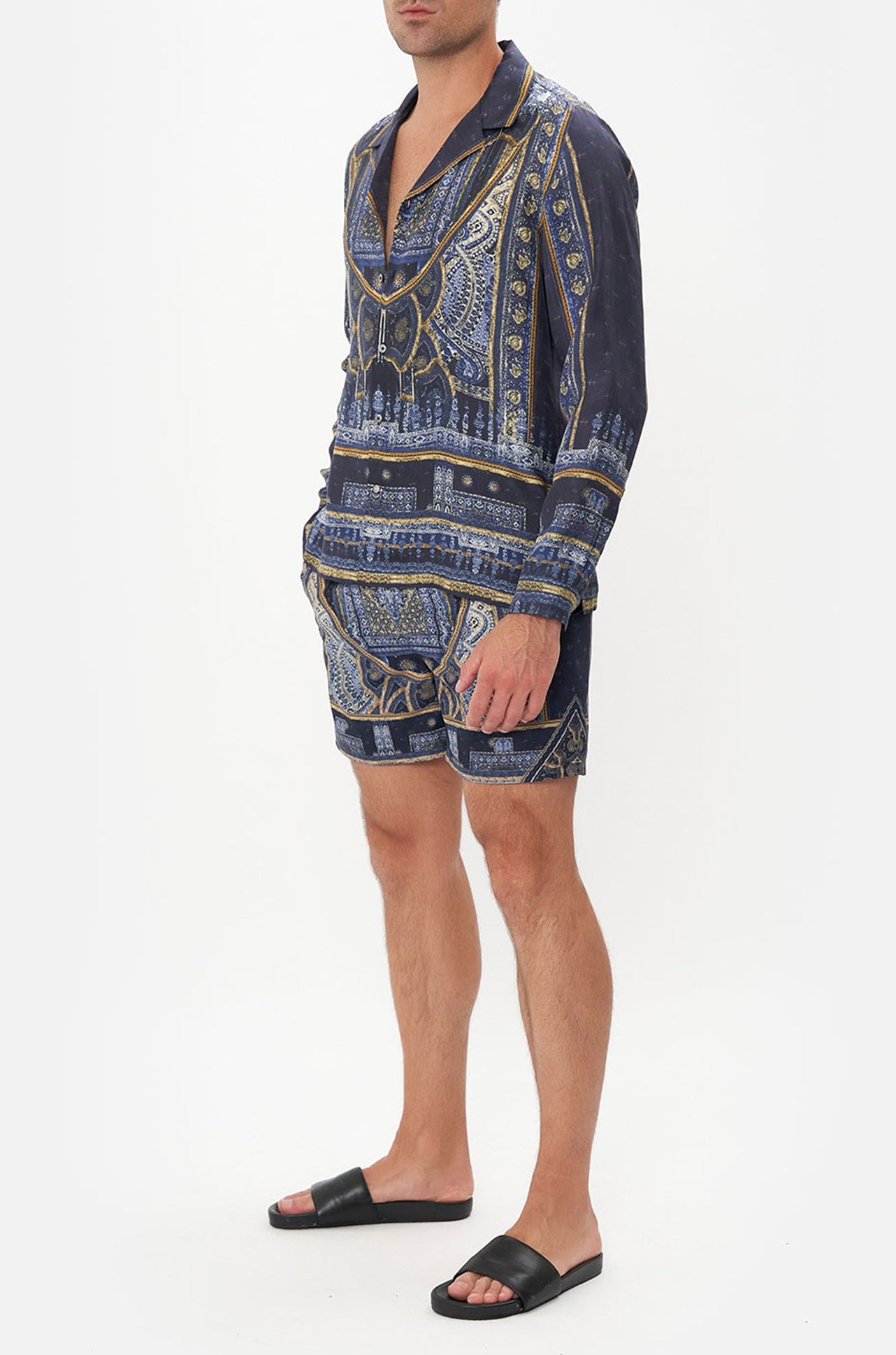 Camilla - Forever Family Long Sleeve Camp Collared Shirt