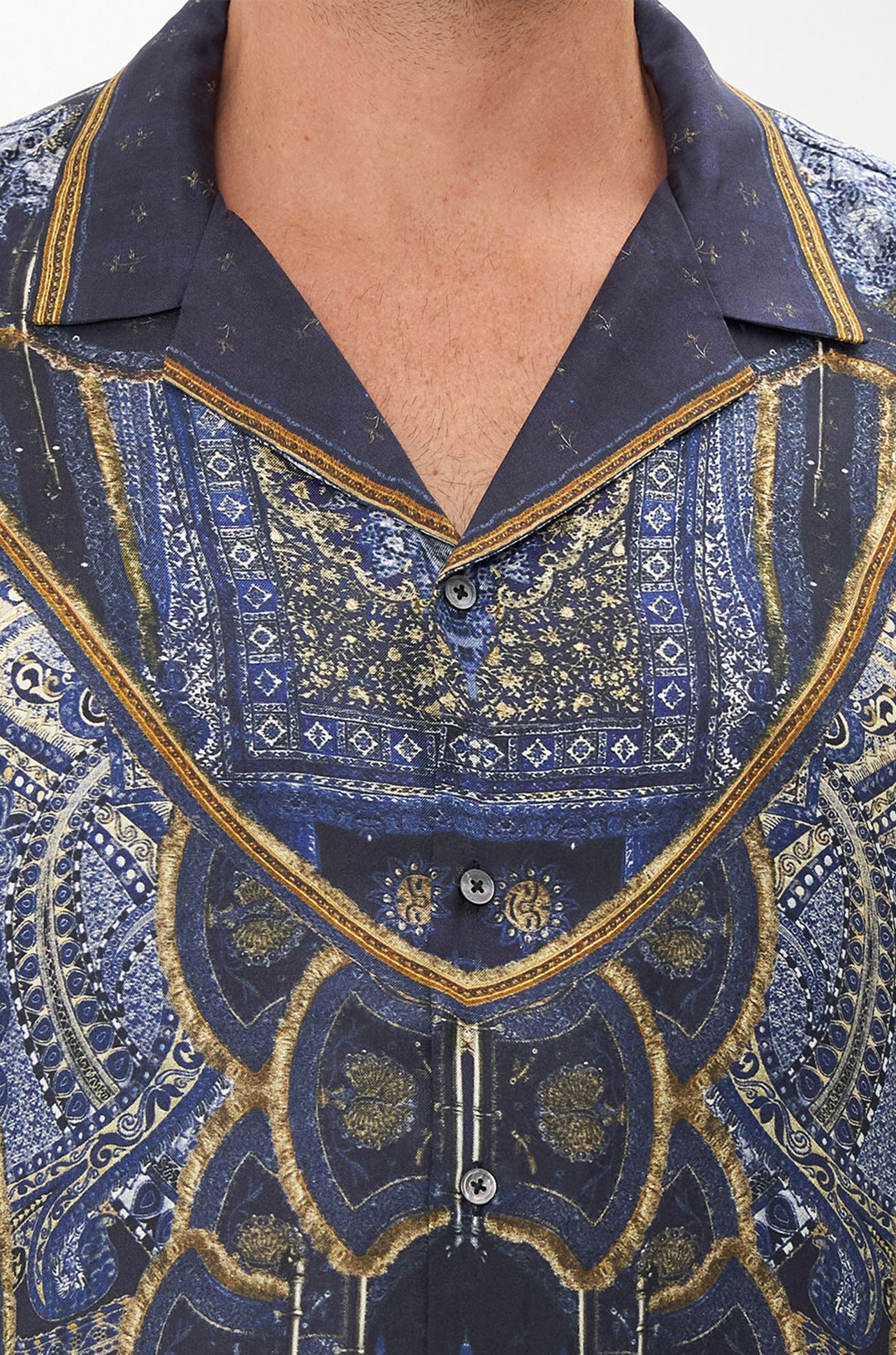 Camilla - Forever Family Long Sleeve Camp Collared Shirt