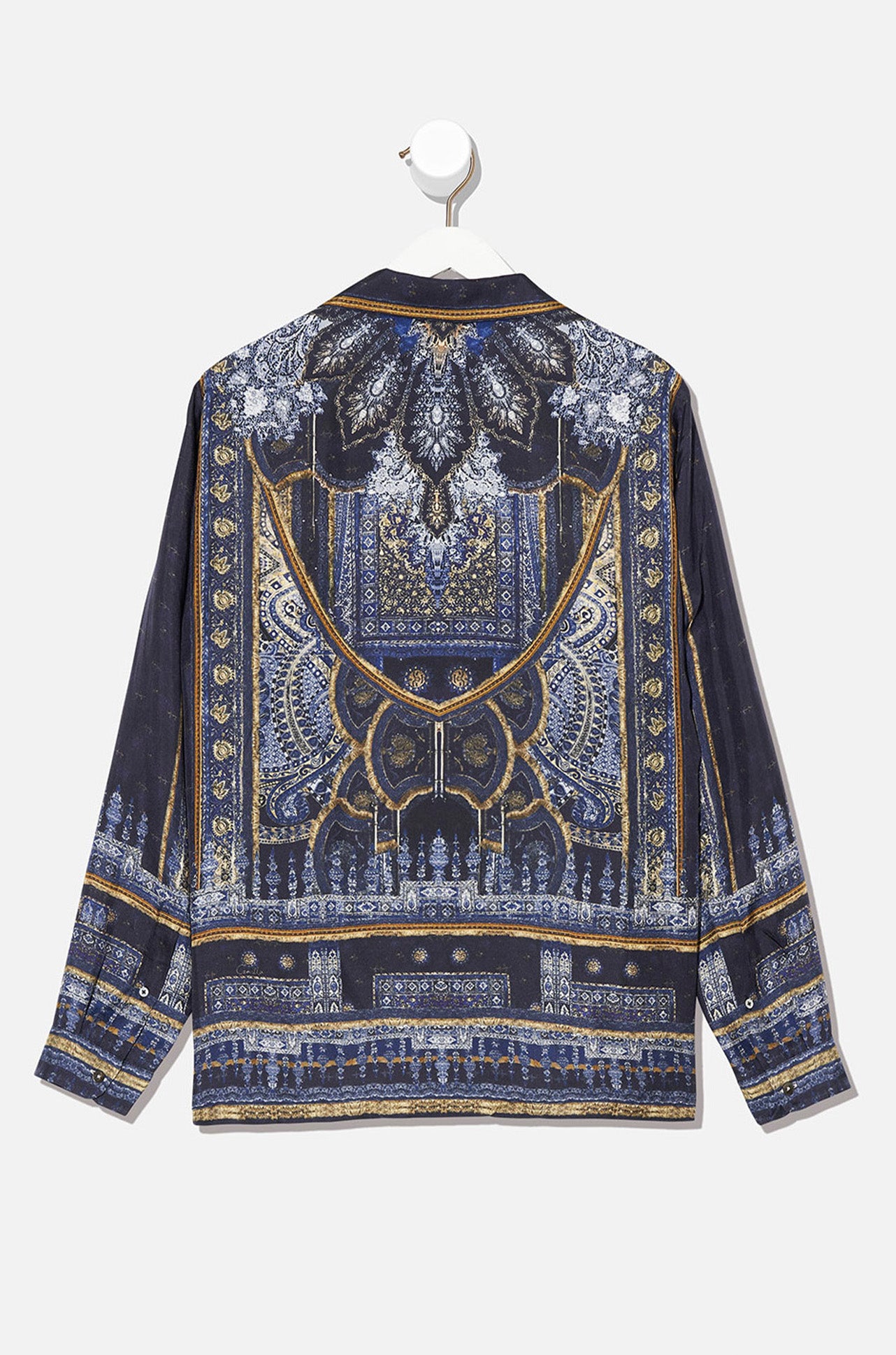 Camilla - Forever Family Long Sleeve Camp Collared Shirt