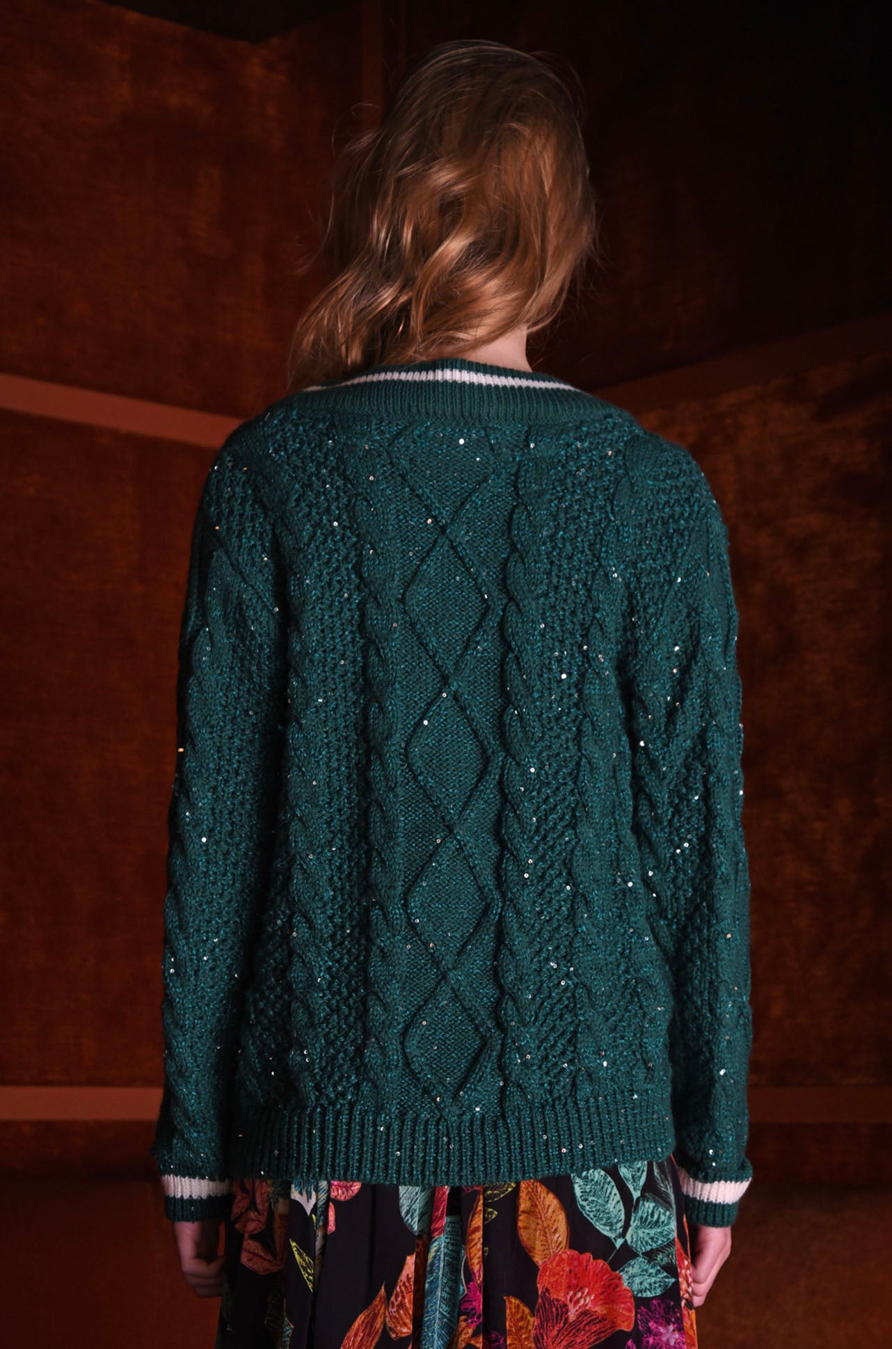 Cooper - Feeling The Sparkle Knit For A Queen Jersey in Forest
