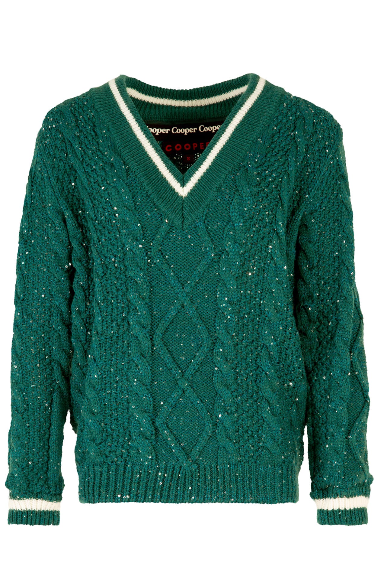 Cooper - Feeling The Sparkle Knit For A Queen Jersey in Forest